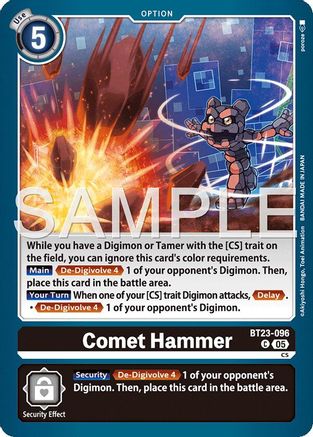 Comet Hammer (BT23-096)  Common - Hackers' Slumber