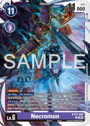 Necromon (BT23-069) Foil Rare - Hackers' Slumber