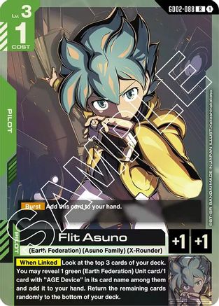 Flit Asuno (GD02-088) - Holofoil - Dual Impact