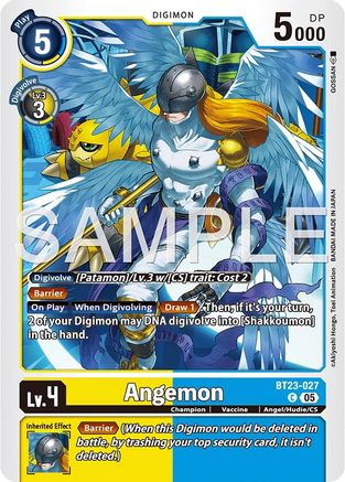 Angemon (BT23-027)  Common - Hackers' Slumber