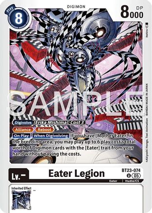 Eater Legion (BT23-074)  Uncommon - Hackers' Slumber