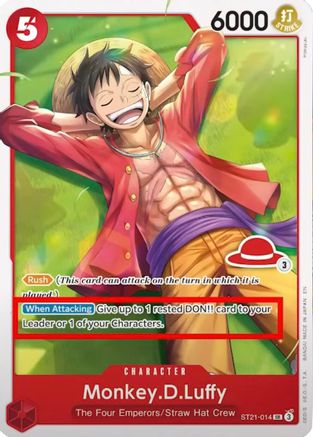 Monkey.D.Luffy - ST21-014 (Luffy Deck) (ST21-014) - Normal Super Rare - Learn Together Deck Set
