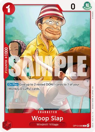 Woop Slap (OP13-006) - Normal Common - Carrying On His Will