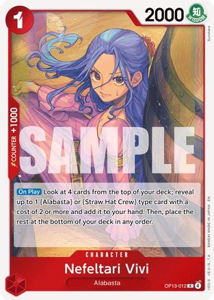 Nefeltari Vivi (OP13-012) - Foil Rare - Carrying On His Will