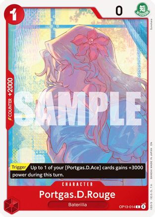 Portgas.D.Rouge (OP13-014) - Normal Common - Carrying On His Will