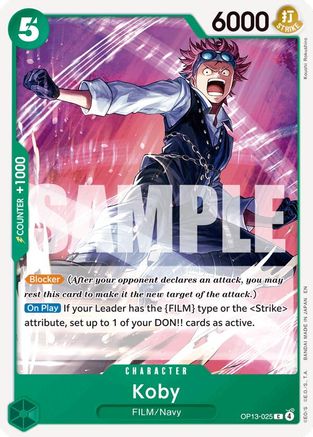 Koby (OP13-025) - Normal Common - Carrying On His Will