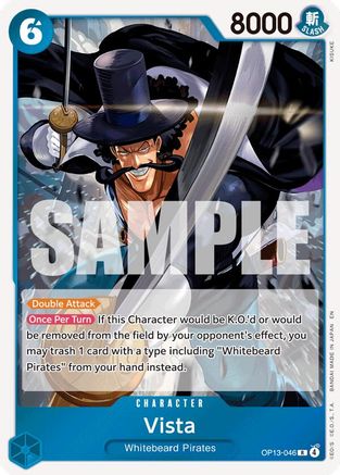 Vista (OP13-046) - Foil Rare - Carrying On His Will