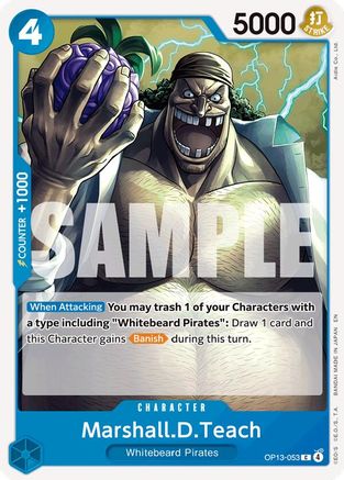 Marshall.D.Teach (OP13-053) - Normal Common - Carrying On His Will