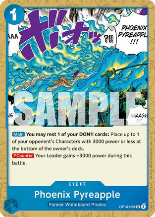 Phoenix Pyreapple (OP13-058) - Normal Uncommon - Carrying On His Will