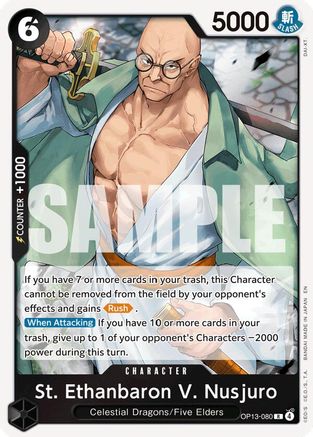 St. Ethanbaron V. Nusjuro (OP13-080) - Foil Rare - Carrying On His Will