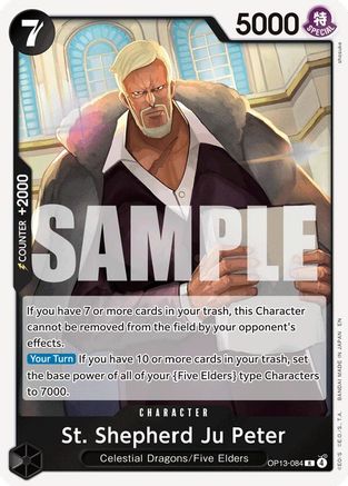 St. Shepherd Ju Peter (OP13-084) - Foil Rare - Carrying On His Will