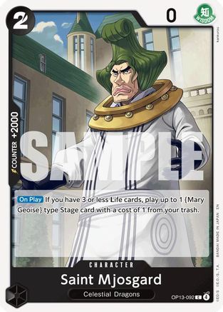 Saint Mjosgard (OP13-092) - Normal Common - Carrying On His Will