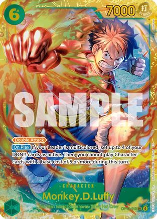 Monkey.D.Luffy (118) (OP13-118) - Foil Secret Rare - Carrying On His Will