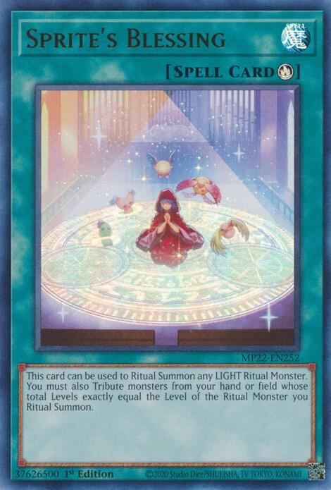 Sprites Blessing MP22-EN252 (2022 Tin of the Pharaoh's Gods)  - 1st Edition