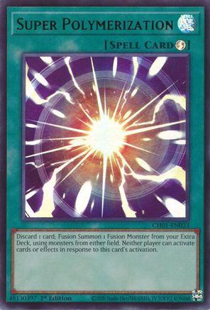 Super Polymerization (CH01-EN033) - Ultra Rare - 1st Edition - THE CHRONICLES DECK: The Fallen & The Virtuous (All-Foil Edition)