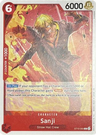 Sanji - ST10-004 (ST10-004) - Normal Common - Learn Together Deck Set
