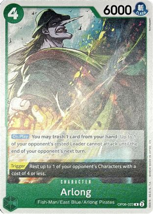 Arlong - OP06-023 (OP06-023) - Normal Rare - Learn Together Deck Set
