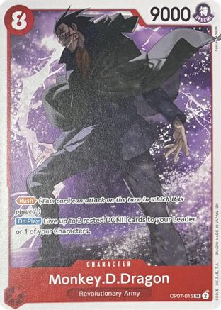 Monkey.D.Dragon - OP07-015 (OP07-015) - Normal Super Rare - Learn Together Deck Set