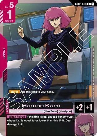 Haman Karn (GD02-091) - Holofoil - Dual Impact