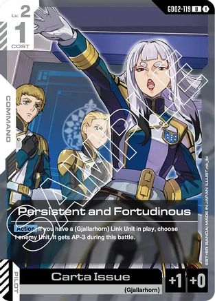 Persistent and Fortudinous (GD02-119) -  - Dual Impact