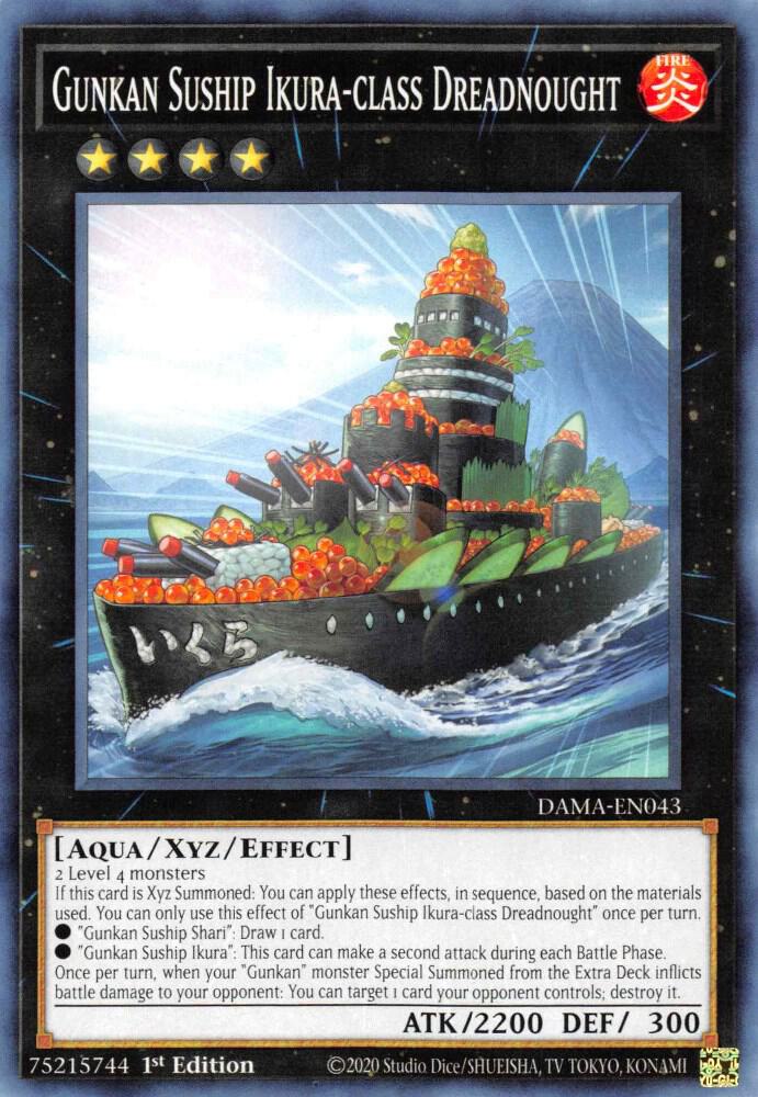Gunkan Suship Ikura-class Dreadnought DAMA-EN043 (Dawn of Majesty)  - 1st Edition