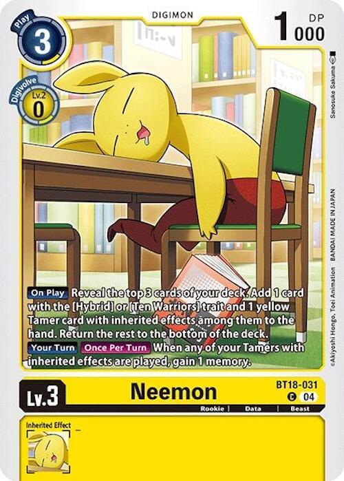Neemon BT18-031 C (Release Special Booster 2.0) 