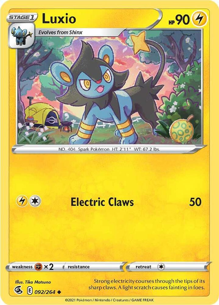 Luxio 092/264 (SWSH08: Fusion Strike) 