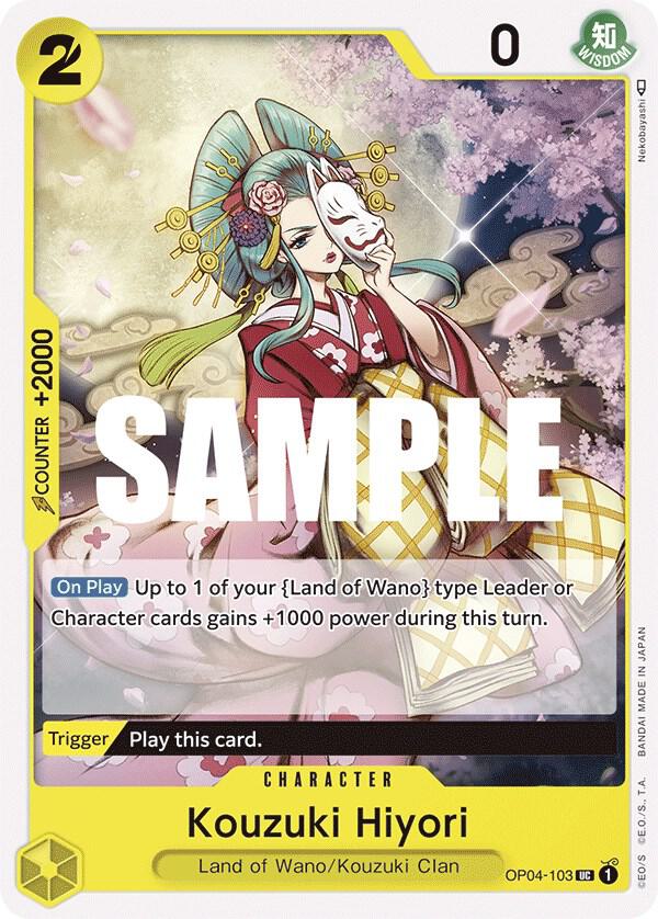 Kouzuki Hiyori OP04-103 (Kingdoms of Intrigue) 