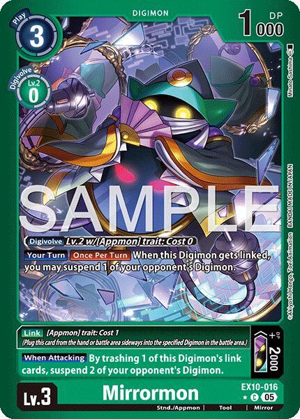 Mirrormon Limited Foil EX10-016 C (Sinister Order)  - Foil
