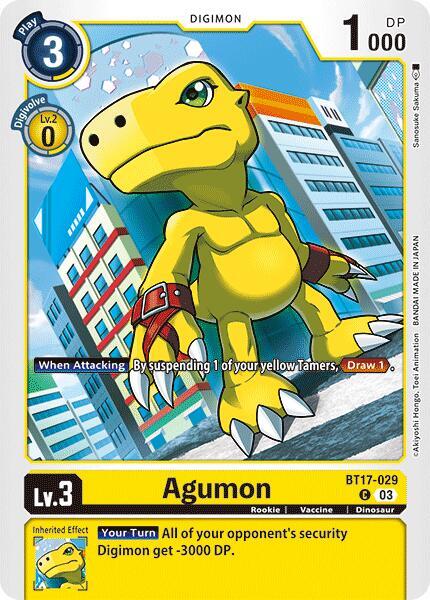 Agumon BT17 029 BT17-029 C (Secret Crisis) 