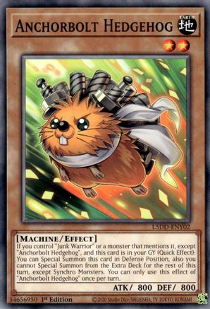 Anchorbolt Hedgehog (L5DD-ENY02) -  - 1st Edition - Legendary 5D's Decks