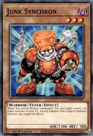 Junk Synchron (L5DD-ENY07) - Common - 1st Edition - Legendary 5D's Decks