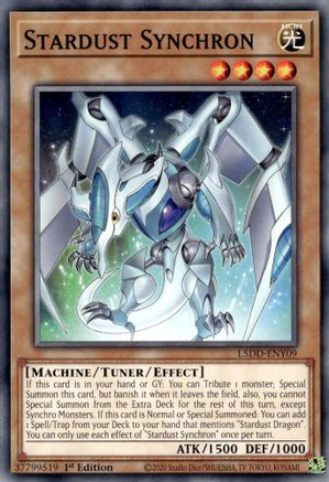 Stardust Synchron (L5DD-ENY09) -  - 1st Edition - Legendary 5D's Decks