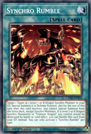 Synchro Rumble (L5DD-ENY22) -  - 1st Edition - Legendary 5D's Decks