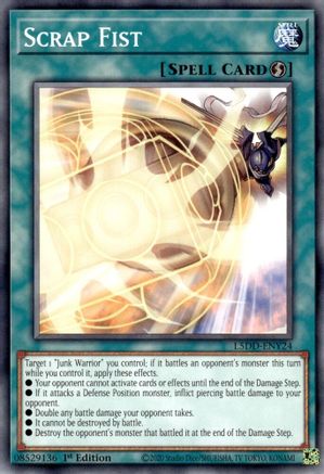 Scrap Fist (L5DD-ENY24) -  - 1st Edition - Legendary 5D's Decks