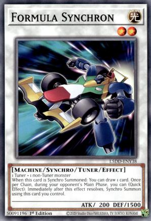 Formula Synchron (L5DD-ENY38) -  - 1st Edition - Legendary 5D's Decks