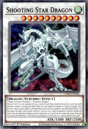 Shooting Star Dragon (L5DD-ENY40) - Common - Legendary 5D's Decks