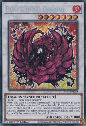 Black Rose Dragon (L5DD-ENS02) (L5DD-ENS02) -  - 1st Edition - Legendary 5D's Decks