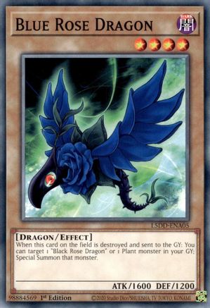 Blue Rose Dragon (L5DD-ENA05) -  - 1st Edition - Legendary 5D's Decks