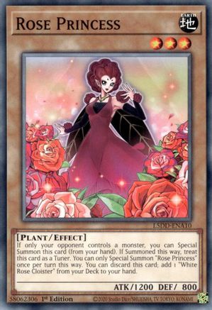 Rose Princess (L5DD-ENA10) -  - 1st Edition - Legendary 5D's Decks