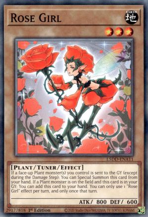 Rose Girl (L5DD-ENA11) -  - 1st Edition - Legendary 5D's Decks