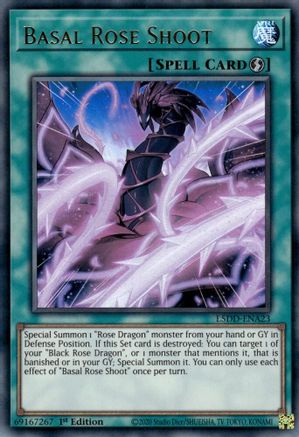 Basal Rose Shoot (Ultra Rare) (L5DD-ENA23) -  - 1st Edition - Legendary 5D's Decks