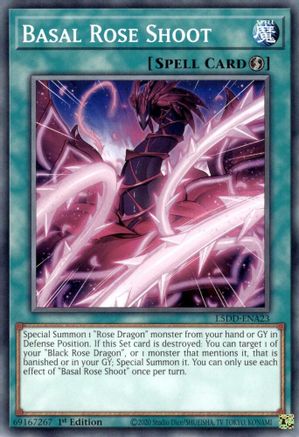 Basal Rose Shoot (L5DD-ENA23) - Common - Legendary 5D's Decks