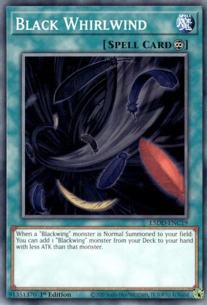 Black Whirlwind (L5DD-ENC19) - Common - Legendary 5D's Decks