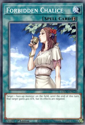 Forbidden Chalice (L5DD-ENC20) - Common - 1st Edition - Legendary 5D's Decks