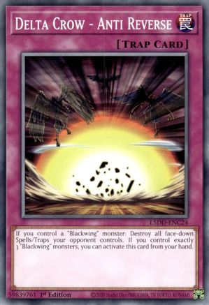 Delta Crow - Anti Reverse (L5DD-ENC24) -  - 1st Edition - Legendary 5D's Decks