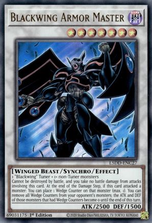 Blackwing Armor Master (L5DD-ENC27) -  - 1st Edition - Legendary 5D's Decks