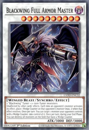 Blackwing Full Armor Master (L5DD-ENC32) -  - 1st Edition - Legendary 5D's Decks