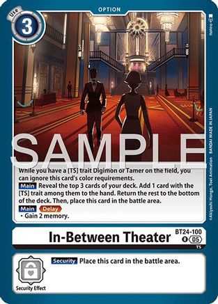 In-Between Theater (BT24-100) Foil Rare - Time Stranger
