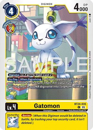 Gatomon (BT24-035)  Common - Time Stranger